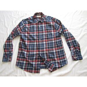 Men's Hawker Rye Plaid Stretch Long Sleeve Shirt Sz XL (MT574)